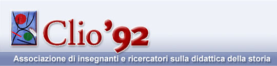 Logo Clio92 - Associazione di insegnanti e ricercatori sulla didattica della storia
